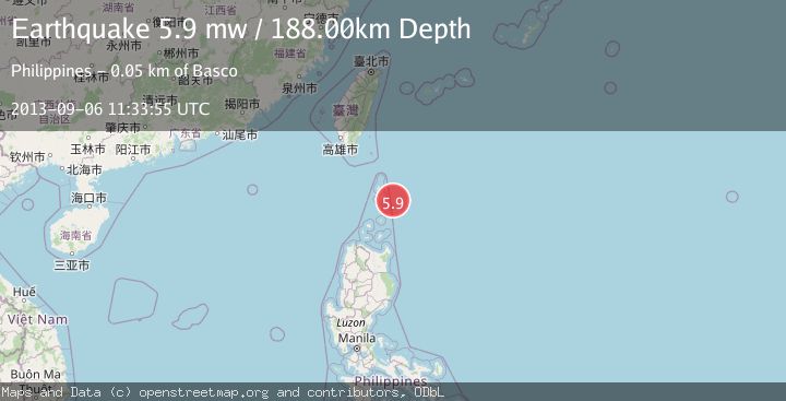 Map of BATAN ISL REGION, PHILIPPINES