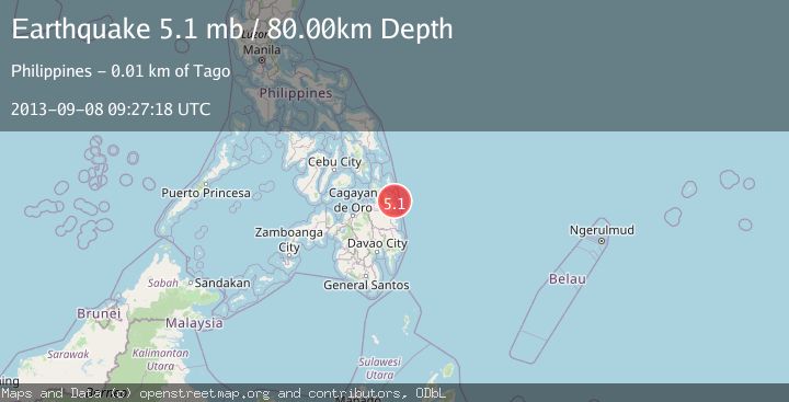 Map of MINDANAO, PHILIPPINES