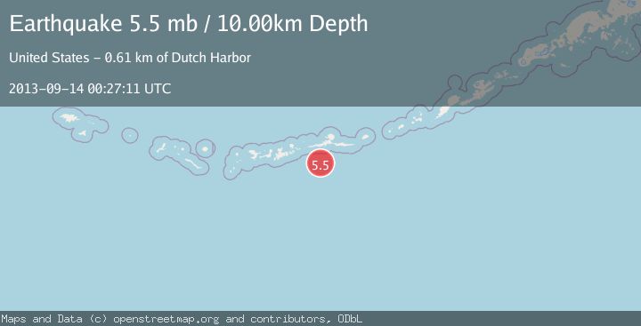 Map of ANDREANOF ISLANDS, ALEUTIAN IS.