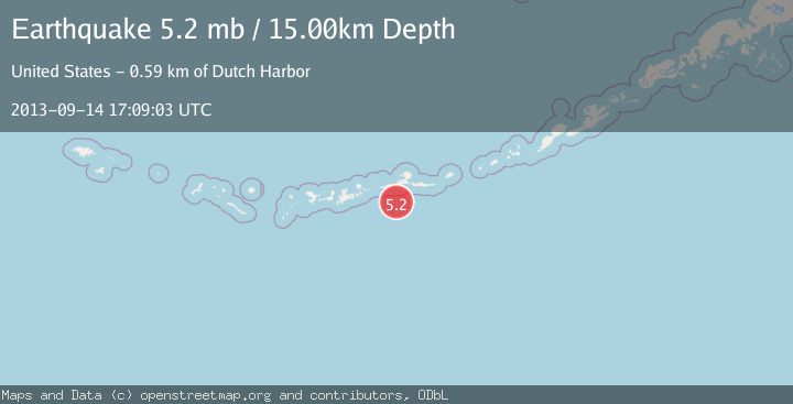 Map of ANDREANOF ISLANDS, ALEUTIAN IS.