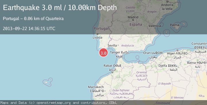 Map of WEST OF GIBRALTAR