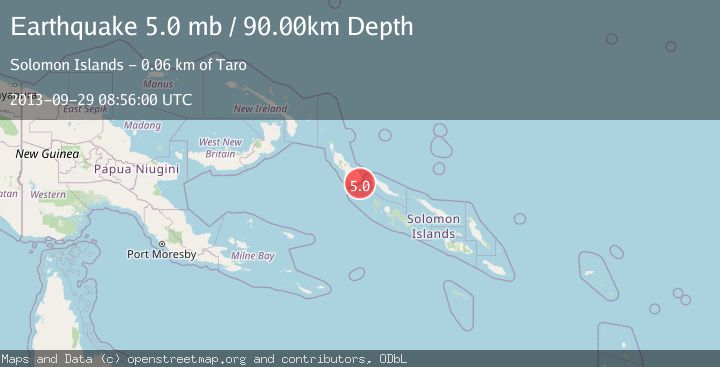 Map of BOUGAINVILLE REGION, P.N.G.