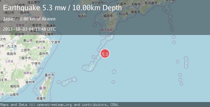 Map of RYUKYU ISLANDS, JAPAN