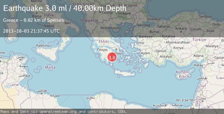 Map of SOUTHERN GREECE
