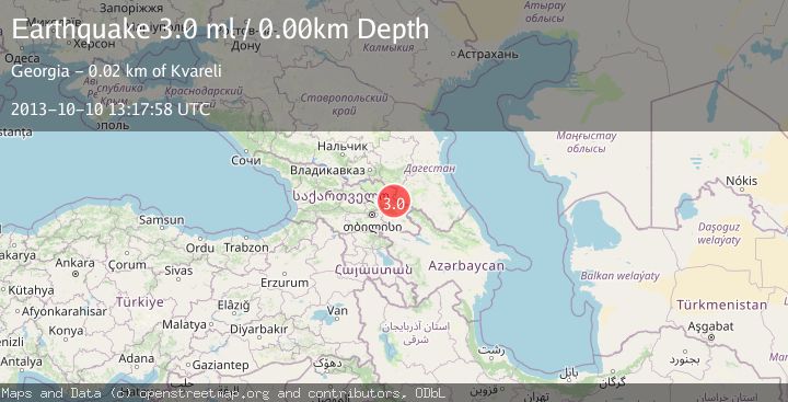 Map of GEORGIA (SAK'ART'VELO)