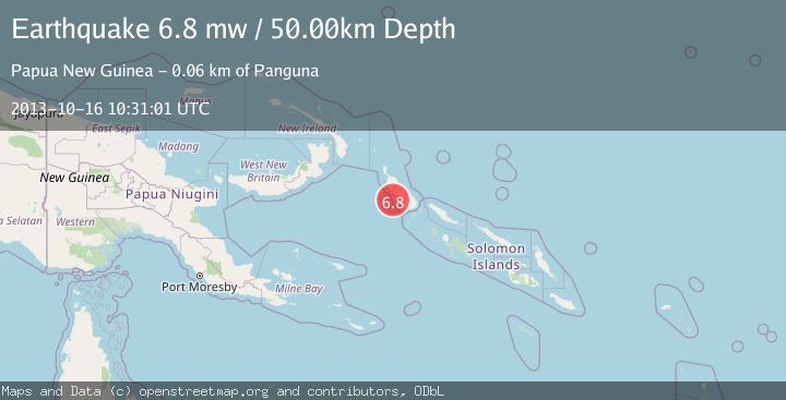 Map of BOUGAINVILLE REGION, P.N.G.