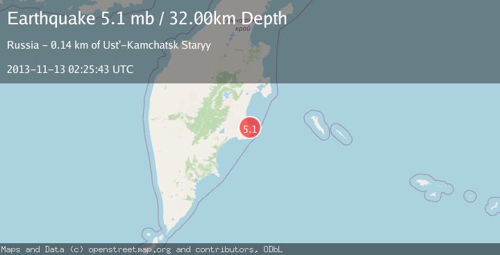 Map of NEAR EAST COAST OF KAMCHATKA