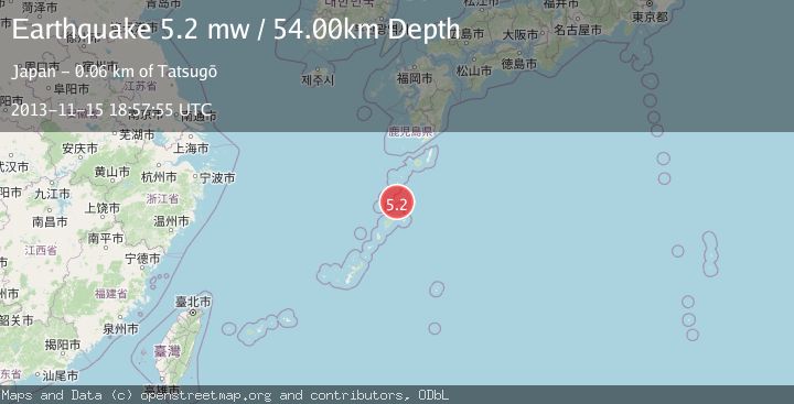 Map of RYUKYU ISLANDS, JAPAN