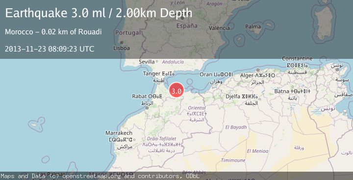 Map of STRAIT OF GIBRALTAR
