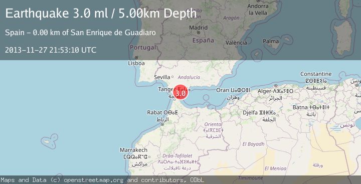 Map of STRAIT OF GIBRALTAR
