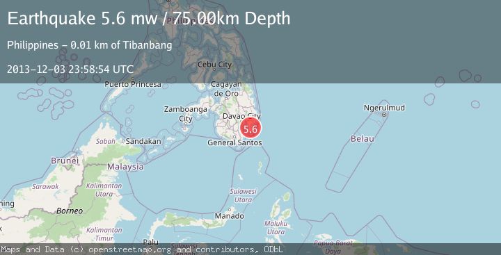 Map of MINDANAO, PHILIPPINES