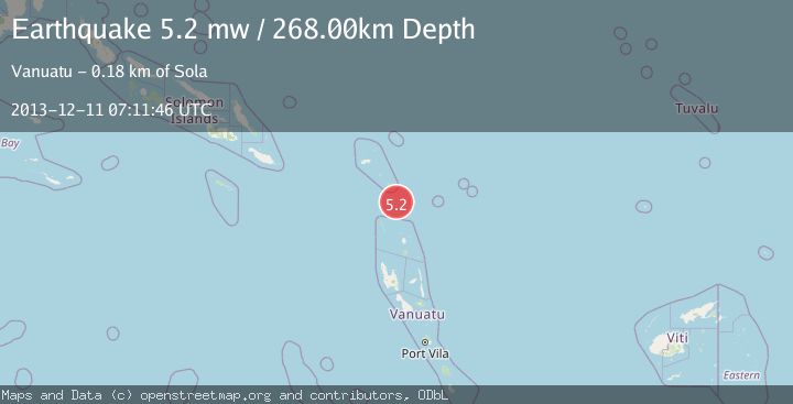 Map of SANTA CRUZ ISLANDS