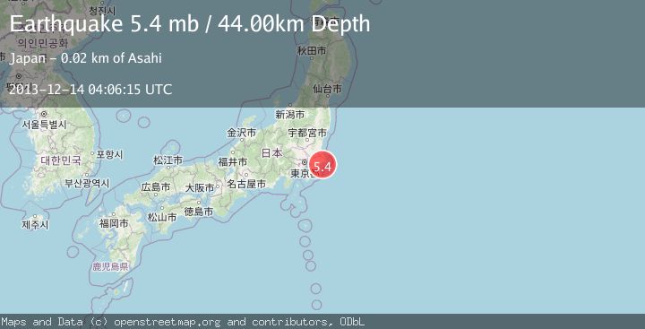 Map of NEAR EAST COAST OF HONSHU, JAPAN