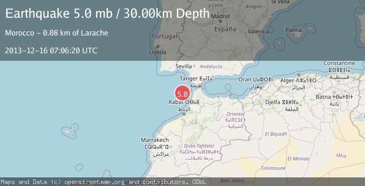 Map of STRAIT OF GIBRALTAR