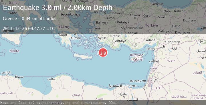 Map of EASTERN MEDITERRANEAN SEA