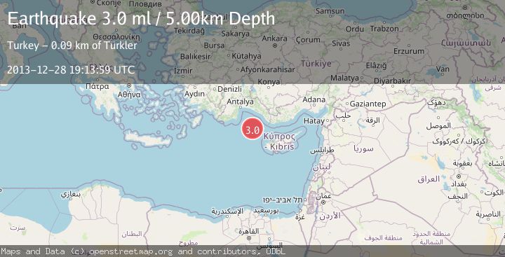 Map of CYPRUS REGION