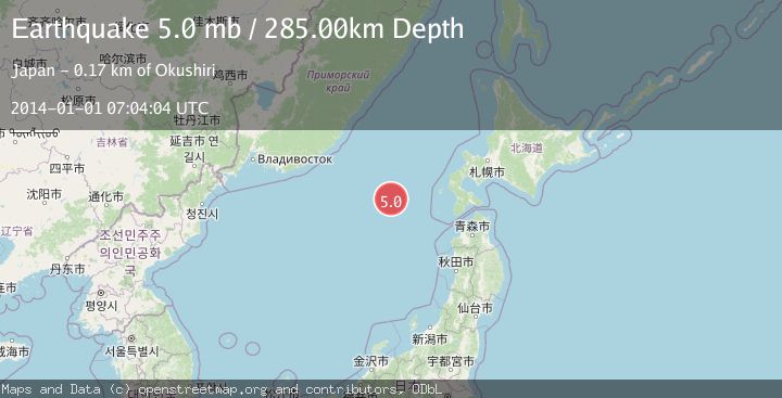 Map of EASTERN SEA OF JAPAN