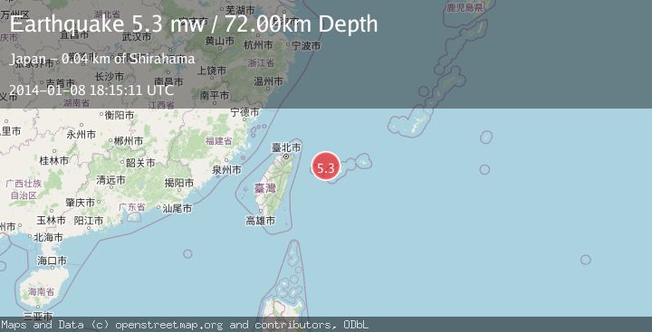 Map of SOUTHWESTERN RYUKYU ISL., JAPAN