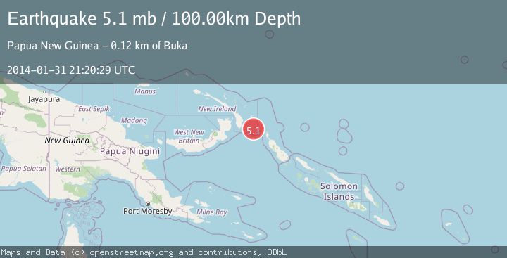 Map of NEW IRELAND REGION, P.N.G.