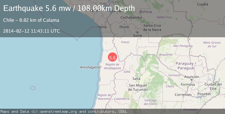 Map of ANTOFAGASTA, CHILE