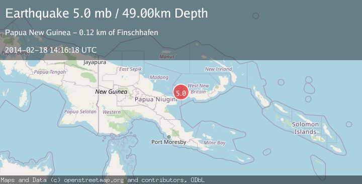 Map of NEW BRITAIN REGION, P.N.G.