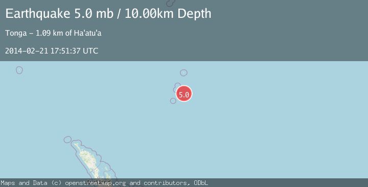 Map of KERMADEC ISLANDS, NEW ZEALAND