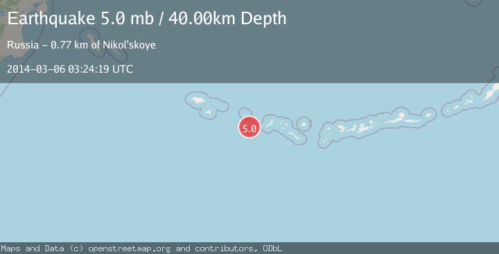 Map of RAT ISLANDS, ALEUTIAN ISLANDS