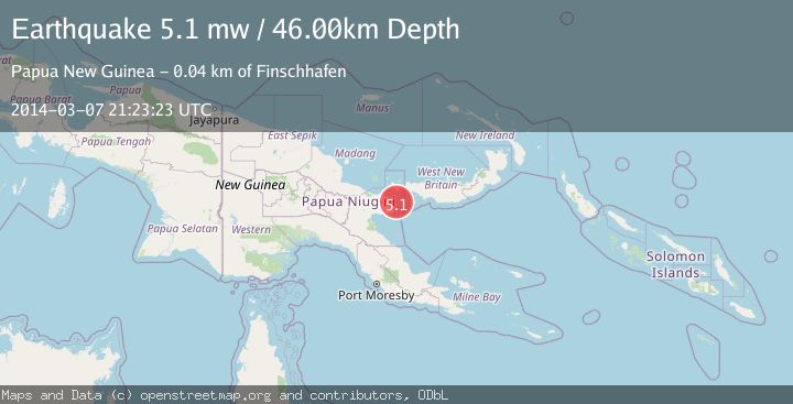 Map of EASTERN NEW GUINEA REG., P.N.G.