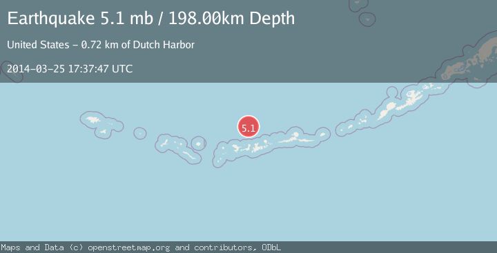 Map of ANDREANOF ISLANDS, ALEUTIAN IS.