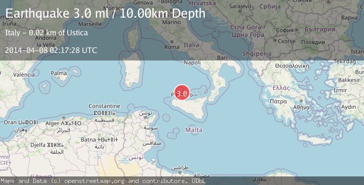 Map of SICILY, ITALY
