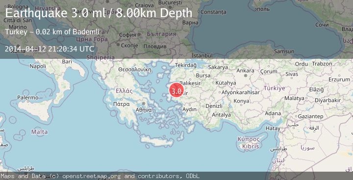 Map of NEAR THE COAST OF WESTERN TURKEY