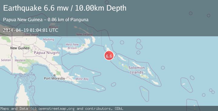 Map of BOUGAINVILLE REGION, P.N.G.