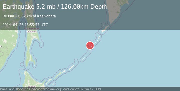 Map of KURIL ISLANDS