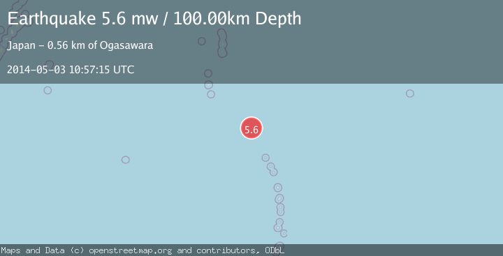 Map of VOLCANO ISLANDS, JAPAN REGION