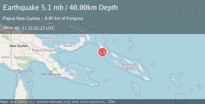 Map of BOUGAINVILLE REGION, P.N.G.