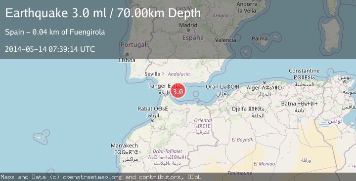 Map of STRAIT OF GIBRALTAR