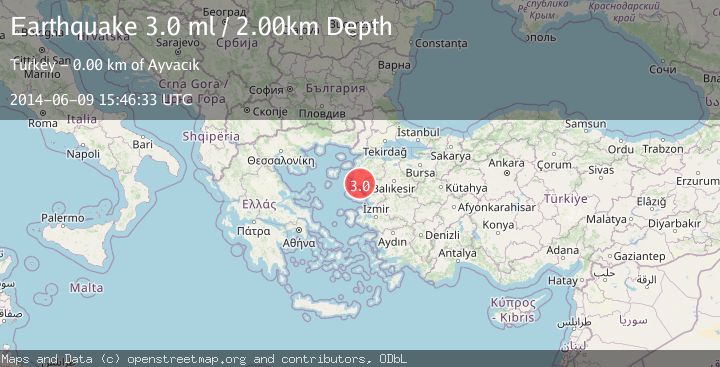 Map of NEAR THE COAST OF WESTERN TURKEY