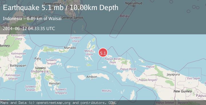 Map of HALMAHERA, INDONESIA
