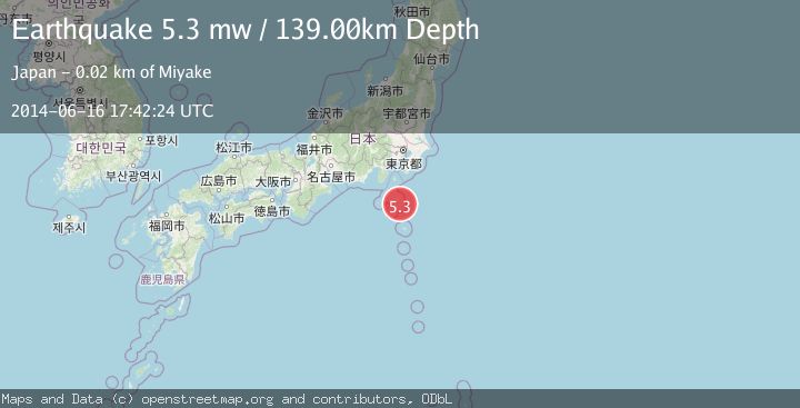 Map of IZU ISLANDS, JAPAN REGION