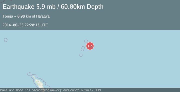 Map of KERMADEC ISLANDS, NEW ZEALAND