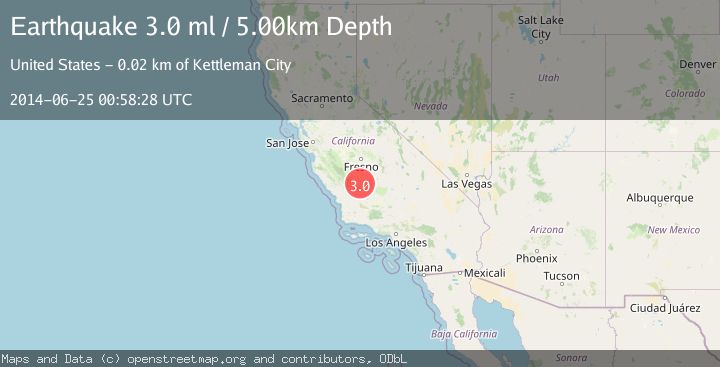 Map of CENTRAL CALIFORNIA