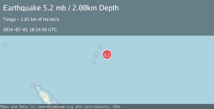 Map of KERMADEC ISLANDS REGION