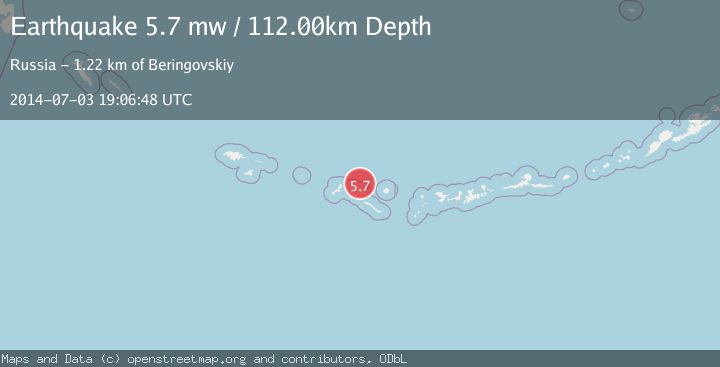 Map of RAT ISLANDS, ALEUTIAN ISLANDS