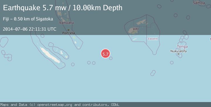 Map of VANUATU REGION