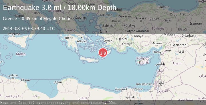 Map of DODECANESE IS.-TURKEY BORDER REG