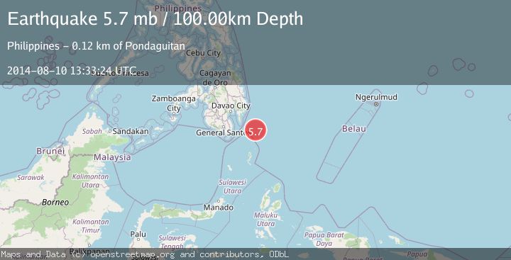 Map of PHILIPPINE ISLANDS REGION