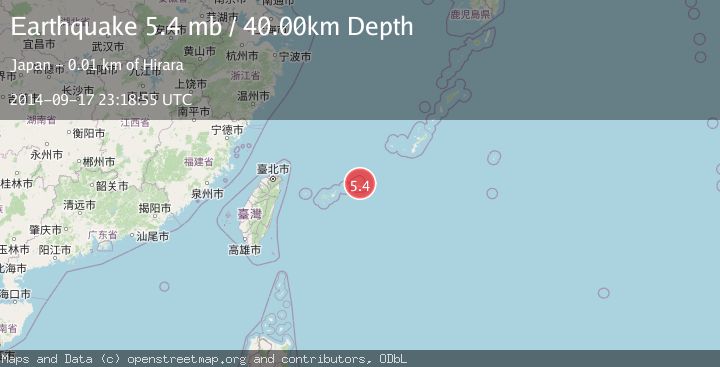 Map of SOUTHWESTERN RYUKYU ISL., JAPAN