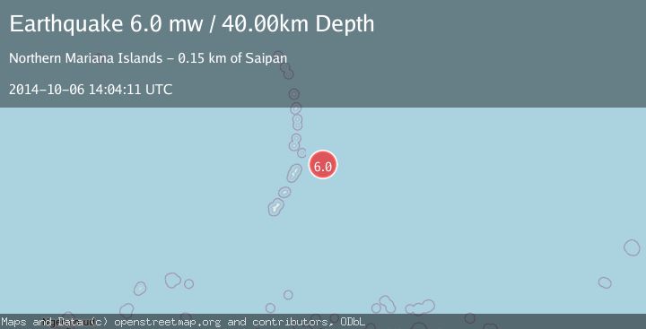 Map of MARIANA ISLANDS REGION