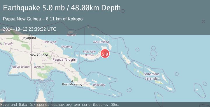 Map of NEW BRITAIN REGION, P.N.G.