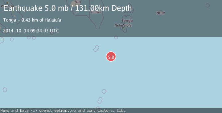 Map of SOUTH OF FIJI ISLANDS